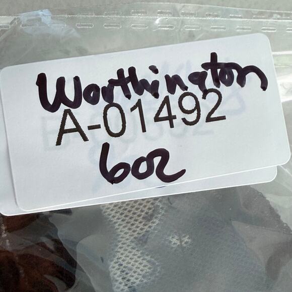 Vintage Worthington Top Womens Large Mesh Babydoll Paisley Y2K Faux Wrap - Picture 13 of 15